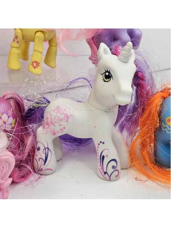 My Little Pony Collection Of 8, Including 25th Anniversary MLP Hasbro - Picture 2 of 15